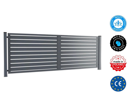 BRAMA UCHYLNA PALISADOWA